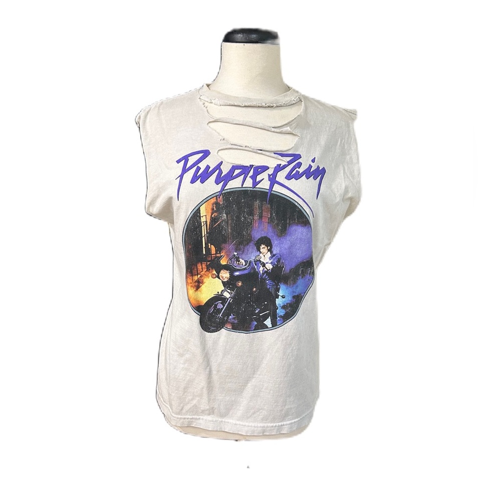 Prince Purple Rain Motorcycle Retro Concert Festival Gym Tee 90s Artist Classic